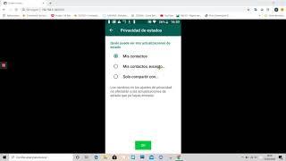 Configurar privacidad estados de Whatsapp