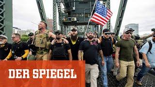 Ultrarechte "Proud Boys" mischen Portland auf | DER SPIEGEL