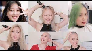 Hair Transformation/Headshave : Beautiful Chinese Girl SHAVES her blonde hair!