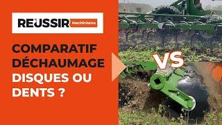 Dents ou disques : quel déchaumeur est le plus efficace ? (comparatif Amazone)