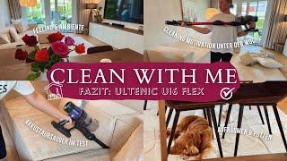 CLEAN WITH ME I Fazit: Ultenic U16 Flex Akkustaubsauger 