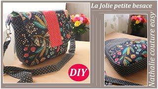 DIY pour cette jolie petite besace avec patron PDF / Nathalie couture easy