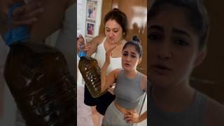 Zeytinyağını Suyla Karıştırdım #shorts #komik #annekız #yemek
