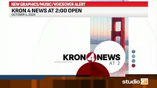 KRON 4 News at 2:00 Open, 10/1/2024 (New Graphics/Music/Voiceover)