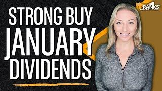 4 'Strong Buy' Dividend Stocks for January!! Start the Year off with Growth + Passive Income!