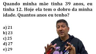 PROBLEMA DE MATEMÁTICA PARA CONCURSOS | Prof Robson Liers | Mathematicamente