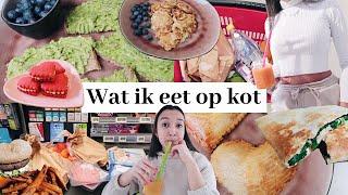 Wat ik eet in een week op kot! *realistisch