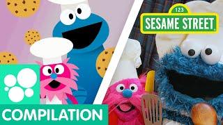 Sesame Street: Cooking with Cookie Monster Compilation | 90+ Mins