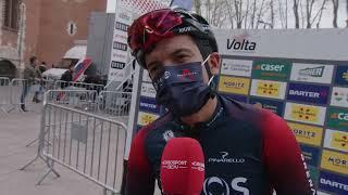 Richard Carapaz - Entrevista en la salida - Volta Ciclista a Catalunya 2022 - Etapa 3