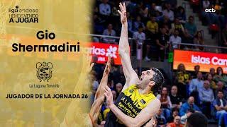 GIO SHERMADINI, Jugador de la Jornada 26 | Liga Endesa 2024-25