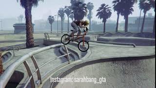 GTA V BMX - Drop from rail to bowl