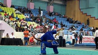 32nd Senior National Wushu Championship_ Sumit Pulami_ Jianshu_DLWQ_ Gold Medal