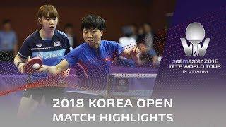 KIM Song I/SUH Hyowon vs KIM Olga/KIM Regina | 2018 Korea Open Highlights (Pre)