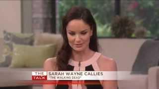 The Talk   Sarah Wayne Callies Shocker