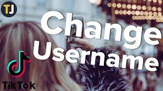 Changing Your Username in TIKTOK!