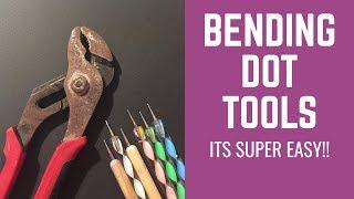 Dot Mandala Tools - how to bend your dotting tools