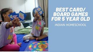 Best Card & Board Games for 5 year Olds - Focus,Attention Span & Concentration-Indian HomeSchool