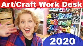 Where I Work: The Frugal Crafter Art Desk Tour 2020