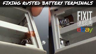Replacing Rusted Battery Terminals - Sony Remote Control Repair | UK eBay Reseller