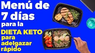 Menú de 7 días para la dieta cetogénica - pierde 8 kilos en 2 semanas con la dieta keto