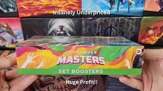 Commander Masters Set Booster Opening - EV Is Higher Than Box Price! (prices displayed)