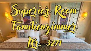 Disneyland Paris - Lustige Roomtour durchs Superior Familienzimmer 3271 im Disneyland Hotel 