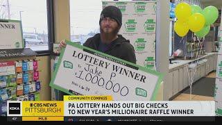 Community Compass: Pa. lottery hands out big checks to New Year's millionaire raffle winner