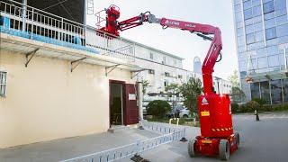 LGMG Low Level Articulating Boom Lift A09JE Production Video