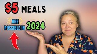 $5 Meals ARE Possible in 2024 || Cooking Dinner On A TIGHT Budget During Inflation