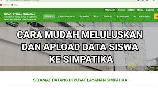 CARA MUDAH MELULUSKAN SISWA DAN APLOAD DATA SISWA DI SIMPATIKA