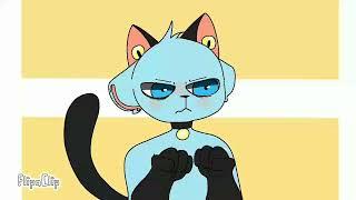 sad cat dance azulin x pon pon unicorn wars @fluffy love