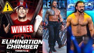 SPOILER! John Cena WINNING Elimination Chamber MATCH | Roman Reigns MISSING REASON, Drew McIntyre