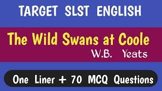The Wild Swans at Coole Mcq Questions
