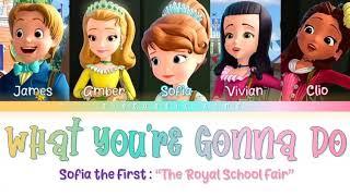 What You're Gonna Do (The New School) - Color Coded Lyrics | Sofia the First | Zietastic Zone