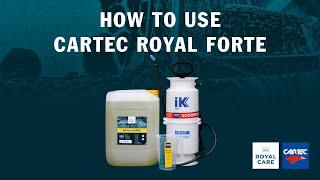 How to use Cartec Royal Forte?