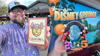 Disney Springs 2025 | NEW Gideon’s Cookie & Wolfgang Puck Lunch | 50% Off Disney Merch: Disney World