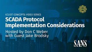 SCADA Protocol Implementation Considerations | SANS ICS Concepts