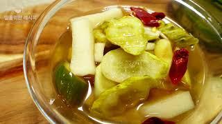 QUICK EASY DELICIOUS Pickled cucumber & radish recipe | Healthy food, cooking | Vegan food, cooking