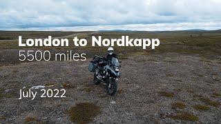 London to Nordkapp 2022  HD 1080p