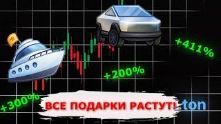  ВСЕ ПОДАРКИ в ТЕЛЕГРАММ РАСТУТ !!!