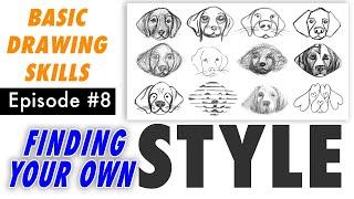 How to find YOUR OWN Drawing Style! Embrace your Quirks! Basic Drawing Class #8 (live stream + Q&A)