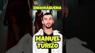 Enhorabuena - MTZ Manuel Turizo Letra / Lyrics! #shorts