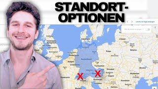 Standort-Optionen richtig verwenden (Google Ads Suchkampagnen)