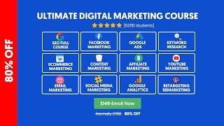 Ultimate Digital Marketing Course (80% OFF)