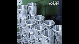 Electric Motor Body Manufacturing | Metal Foundry | Motor Cover Casting Process | Unbox Factory