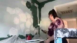 Bathroom Reno painting