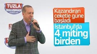 Recep Tayyip Erdoğan ''KAZANDIRAN CEKET'' İle 4 MİTİNG