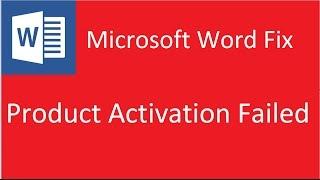 Product Activation Failed Microsoft Word 2010 Solution