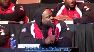 The Kai Greene & Phil Heath Fight At The 2014 Mr. Olympia Press Conference