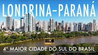 Cenas Jamais Vistas de LONDRINA no Paraná, 4º Maior Cidade do SUL do Brasil - 4K ULTRA HD